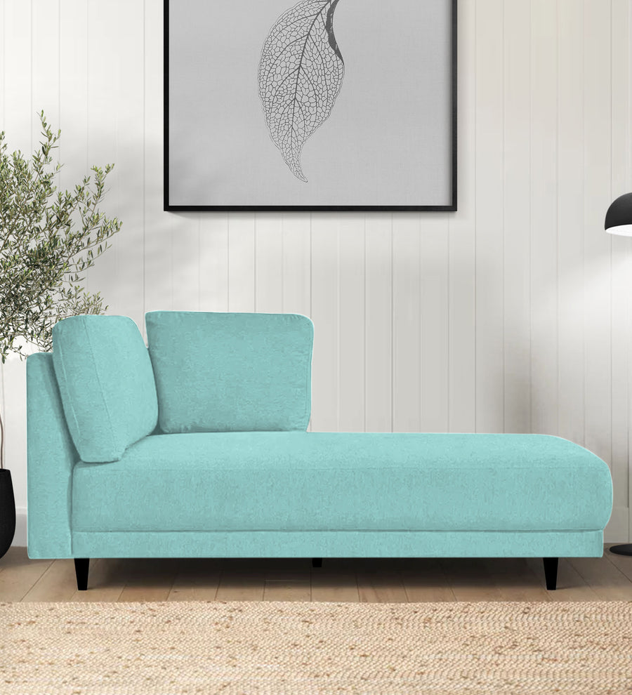 Jonze  RHS Velvet Chaise Lounger - Barmunda Aqua by Febonic Living