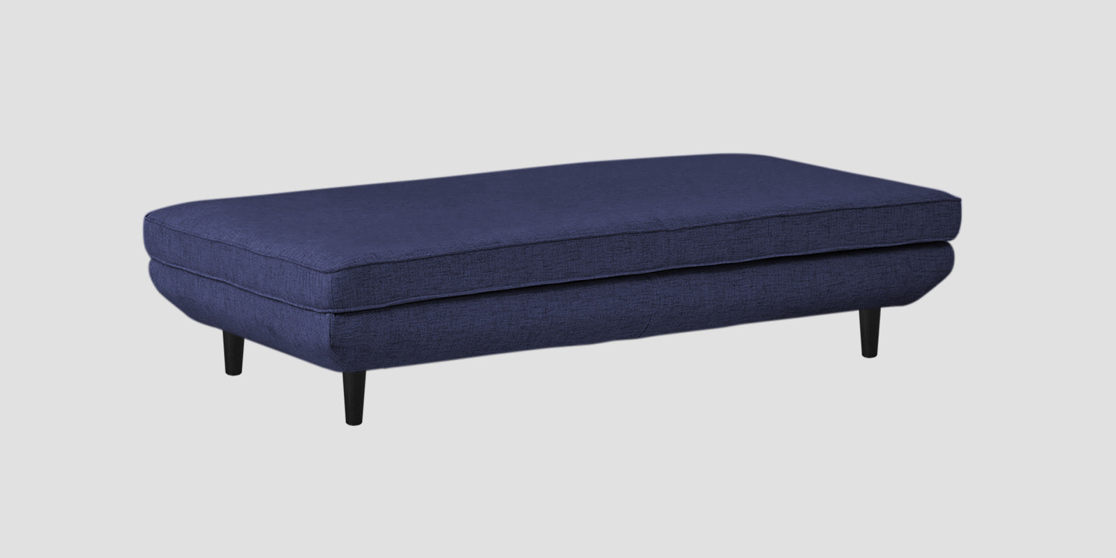Hiver Fabric Day Bed Sofa In Slate Blue Colour With Back Rest - Febonic Living