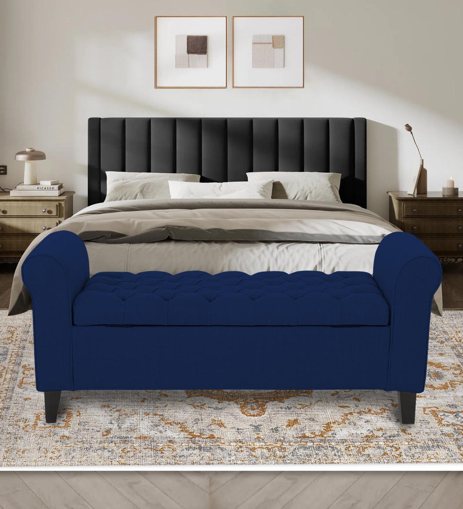 Nowia  3 Seater Recamier Fabric - Royal Blue by Febonic Living