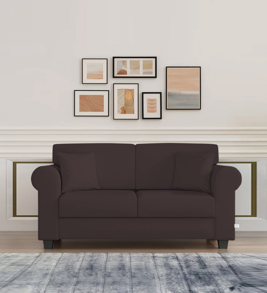 Numonk  2 Seater Velvet Sofa - Mocha Brown by Febonic Living