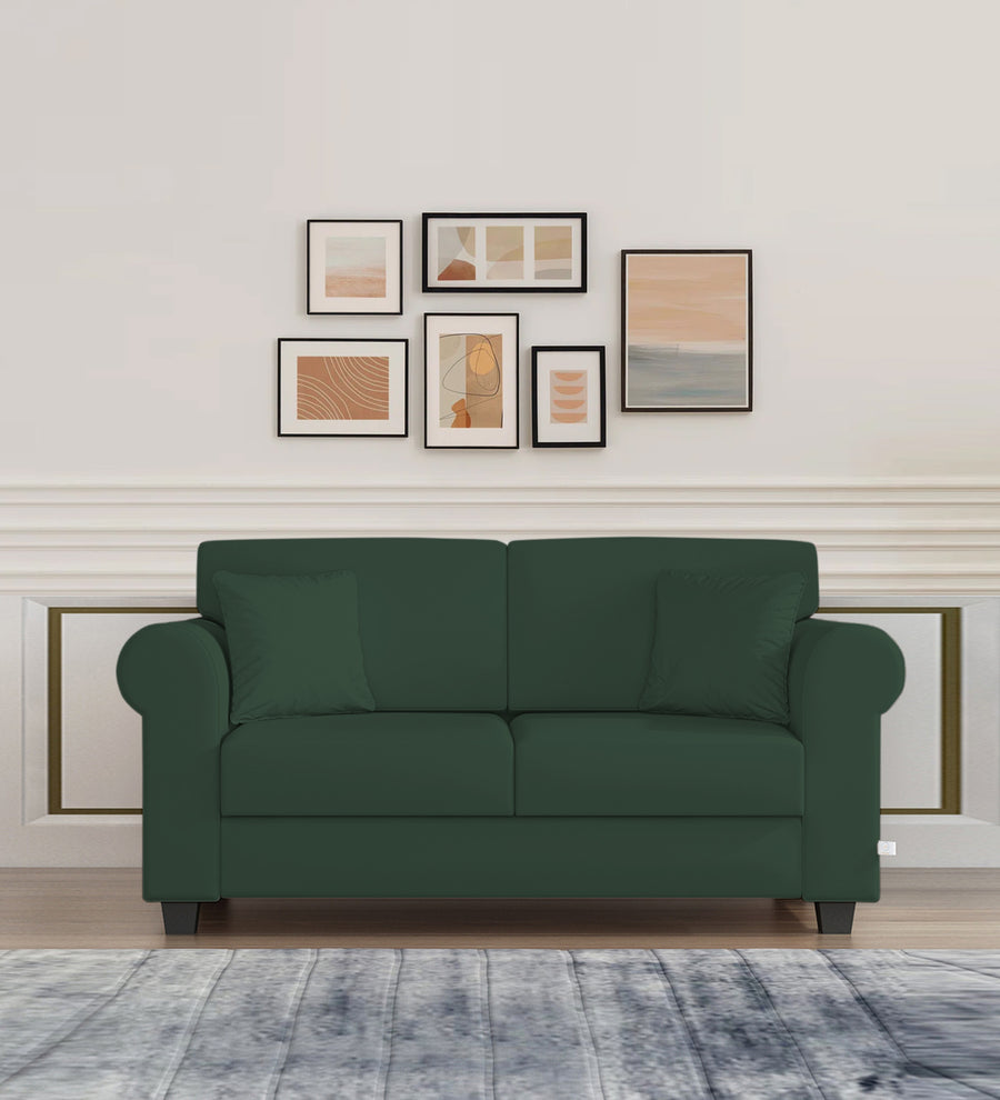 Numonk  2 Seater Velvet Sofa - Amazon Green by Febonic Living