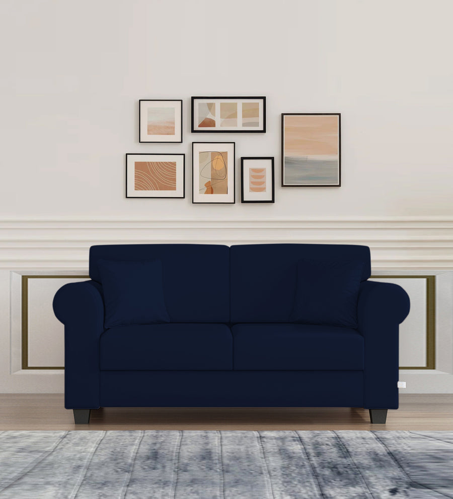Numonk  2 Seater Velvet Sofa - Indigo Blue by Febonic Living