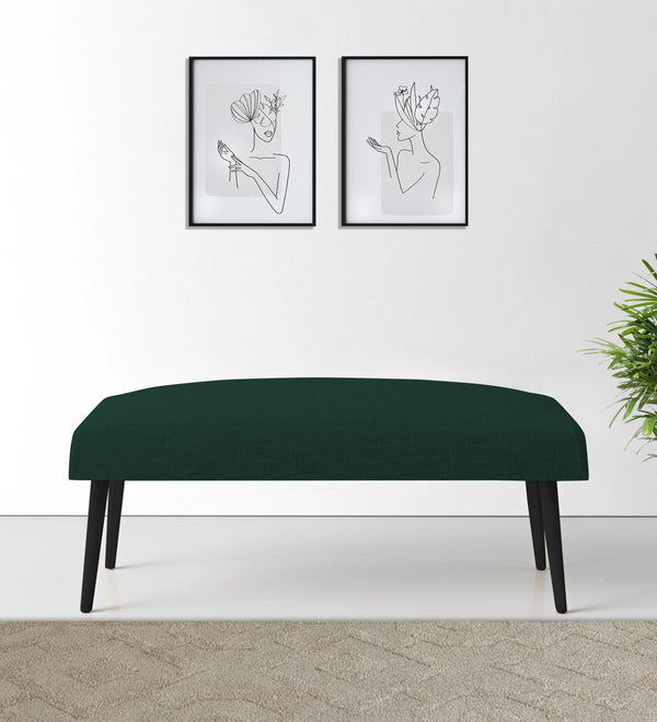 Adon  Bench Velvet - Forest Green