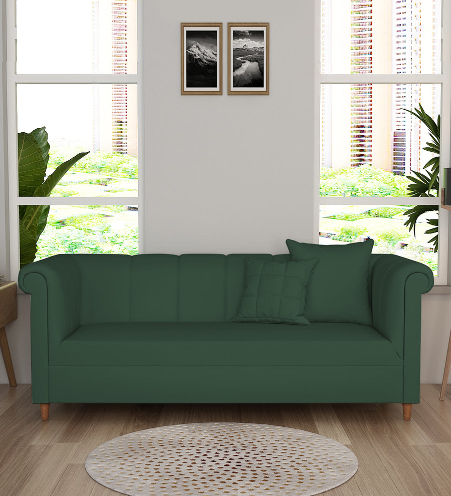 Rubi 3 Seater Velvet Sofa - Amazon Green by Febonic Living