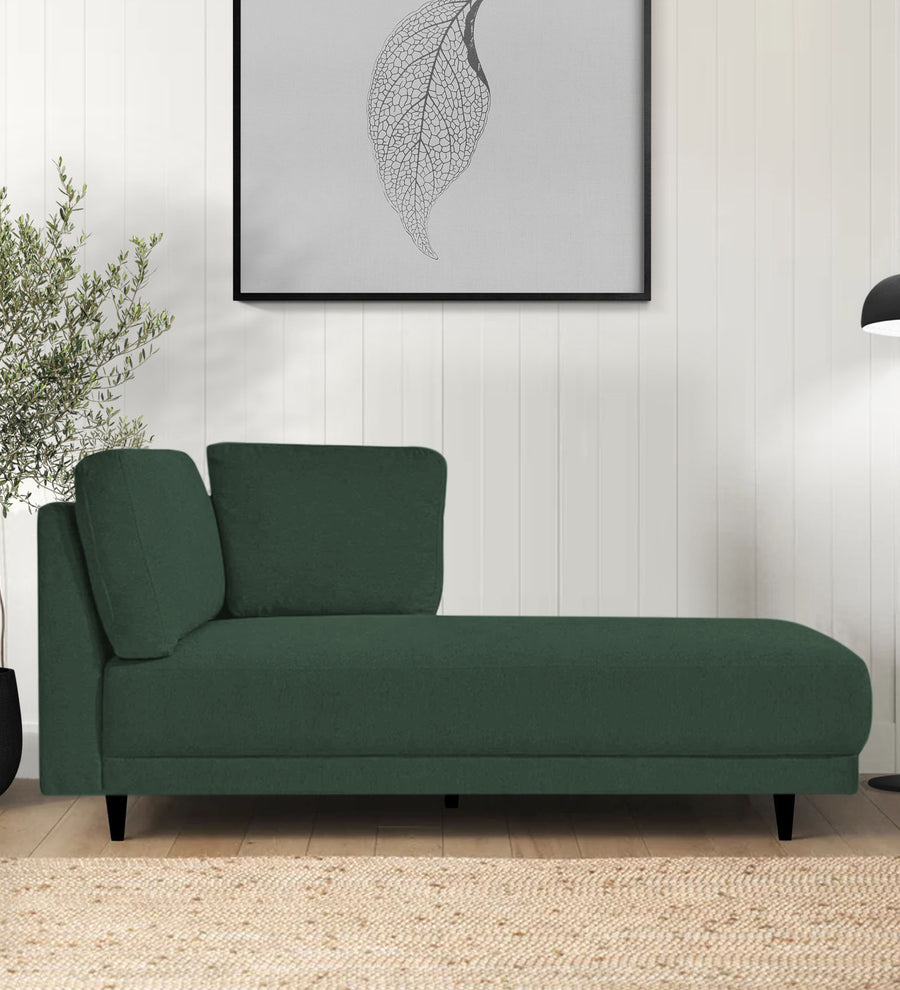 Jonze  RHS Velvet Chaise Lounger - Amazon Green by Febonic Living