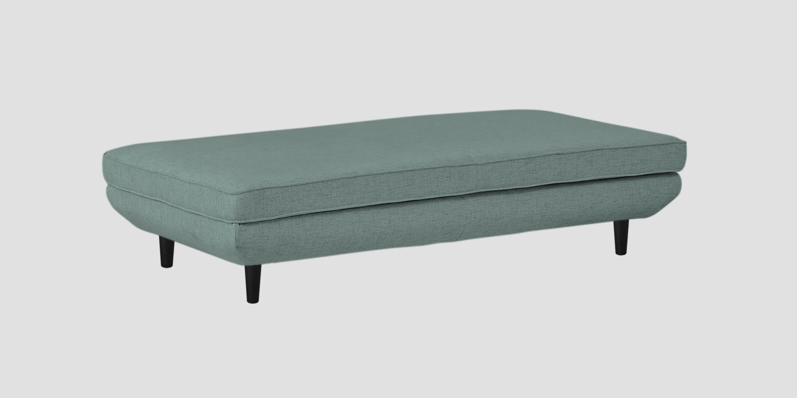 Hiver Fabric Day Bed Sofa In Suka Beige Colour With Back Rest - Febonic Living