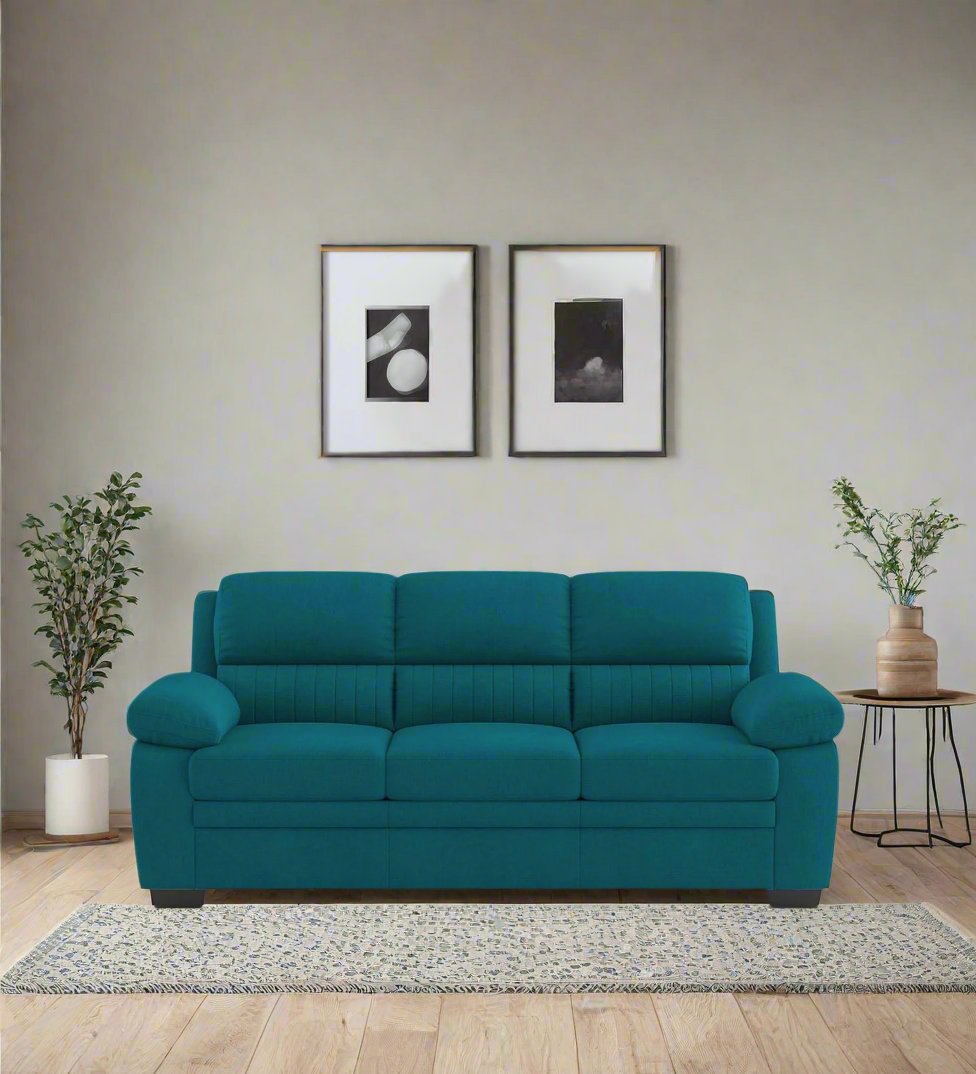 Miranda Velvet 3 Seater Sofa in Pine green Colour