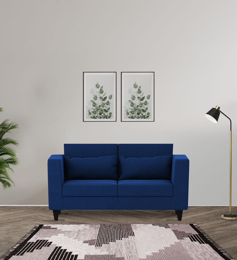 Nipul  2 Seater Fabric Sofa - Royal Blue by Febonic Living