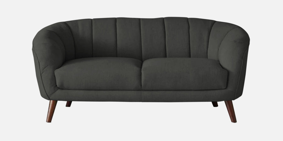 Benjamin Fabric 2 Seater Sofa In Charcoal Grey Colour - Febonic Living