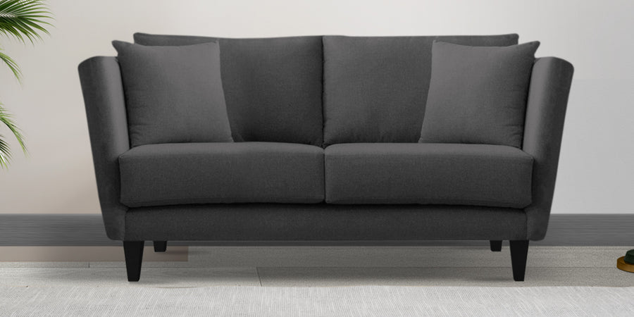 Norway Velvet 2 Seater Sofa In Davy Grey Colour - Febonic Living