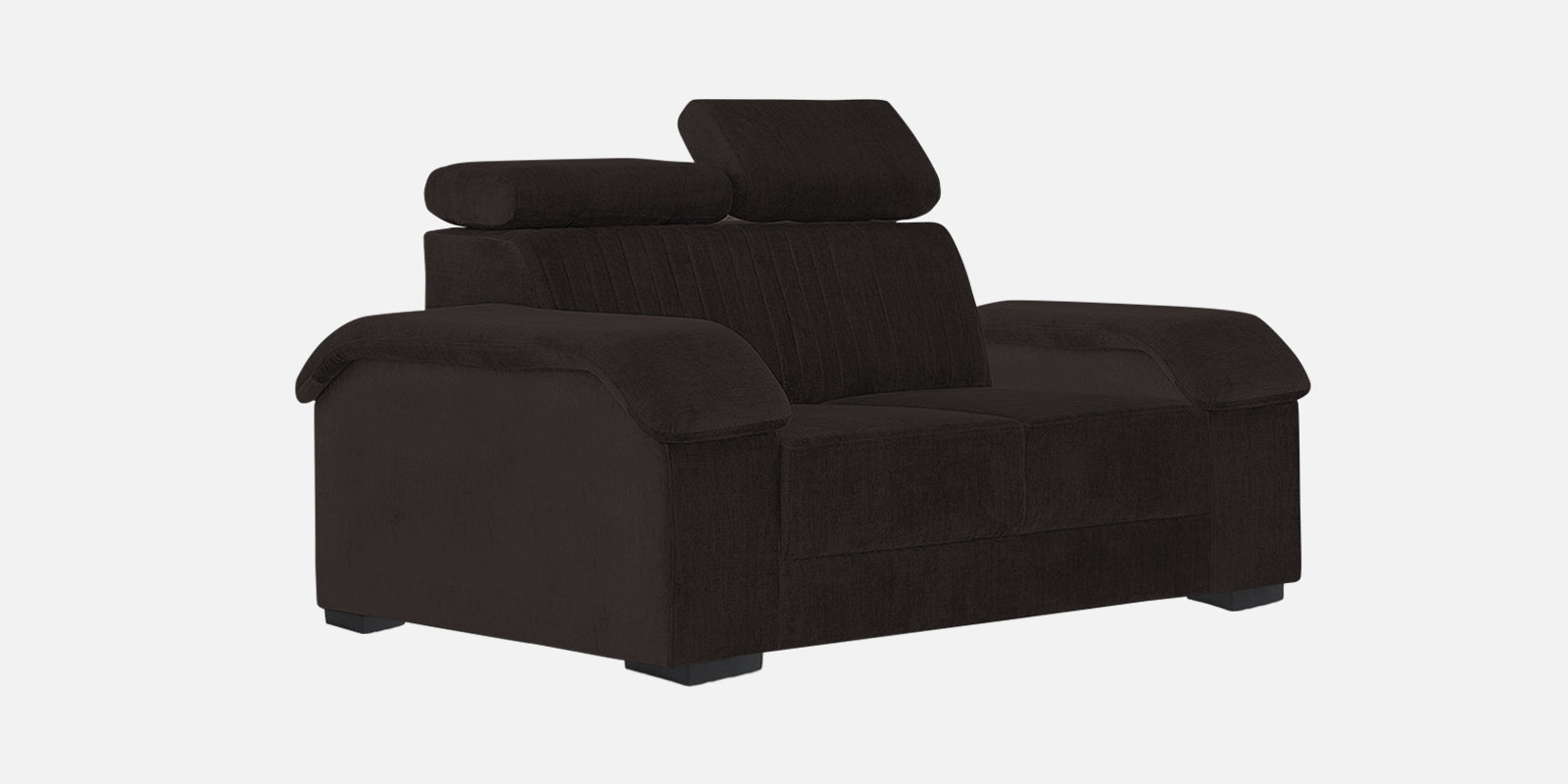 Draco Fabric 2 Seater Sofa In Cara Brown Colour - Febonic Living