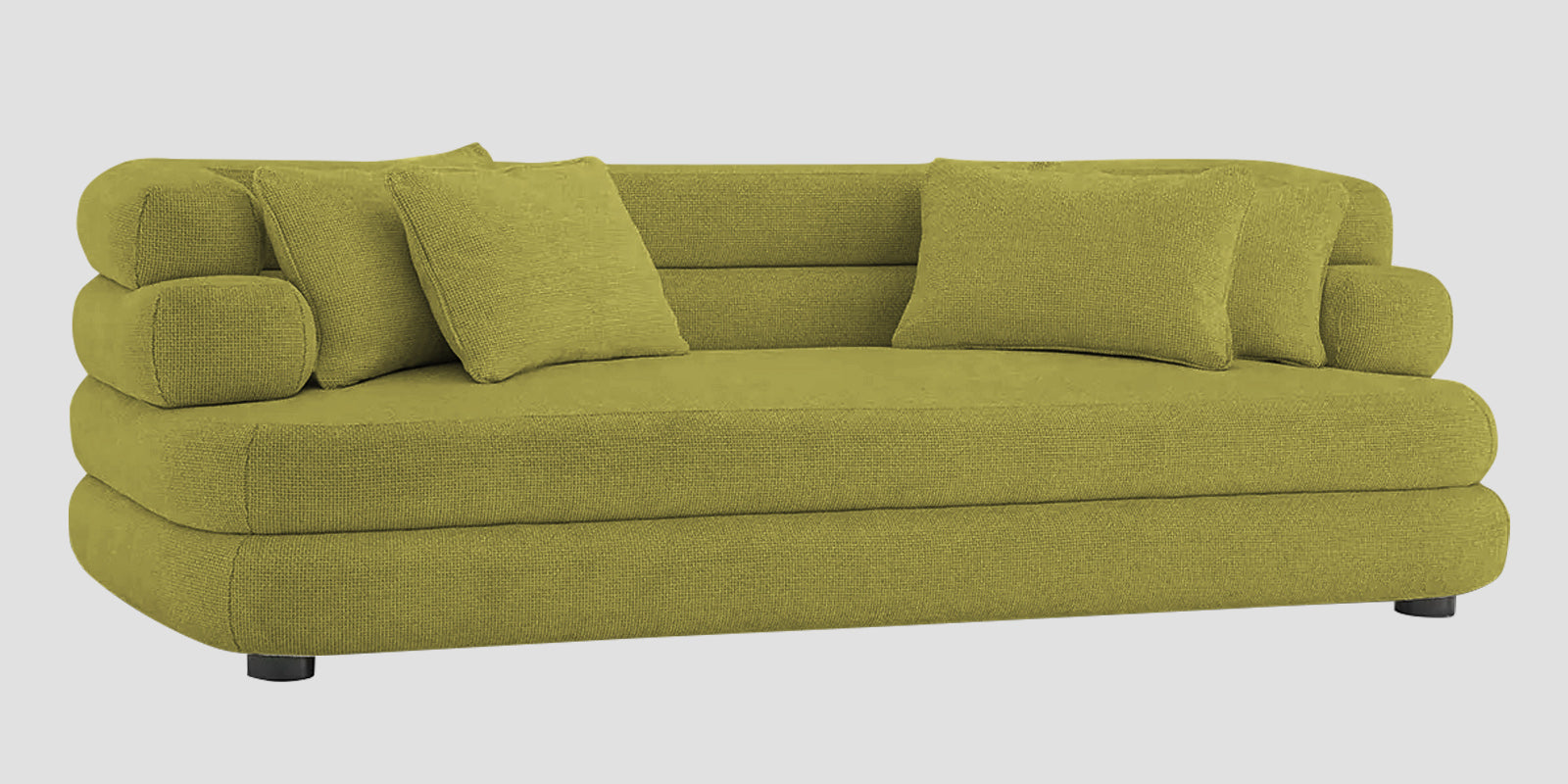 Wener Fabric 3 Seater Sofa in Kelly Green Colour