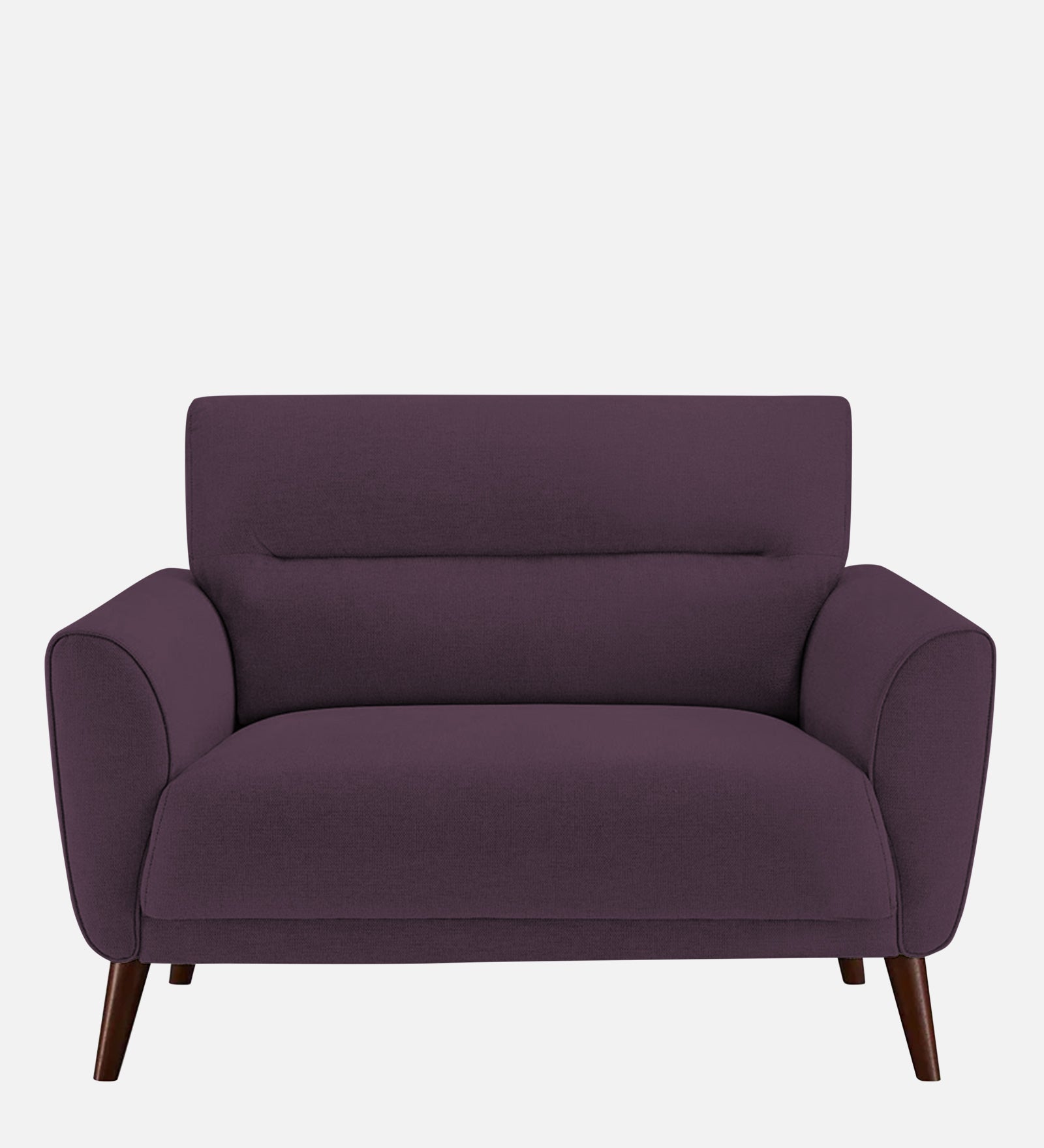 Castro Fabric 1 Seater Sofa in Greek Purple Colour