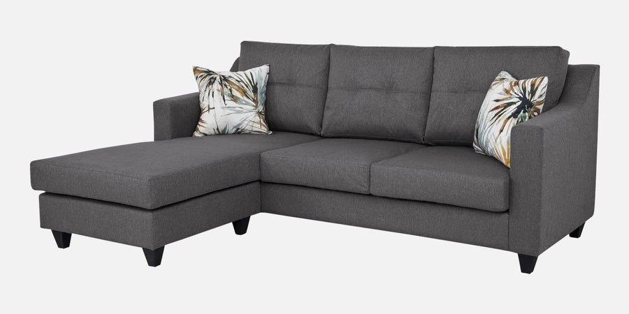 Welly Fabric Rhs Sectional Sofa 2 Lounger In Sudo Grey Colour - Febonic Living