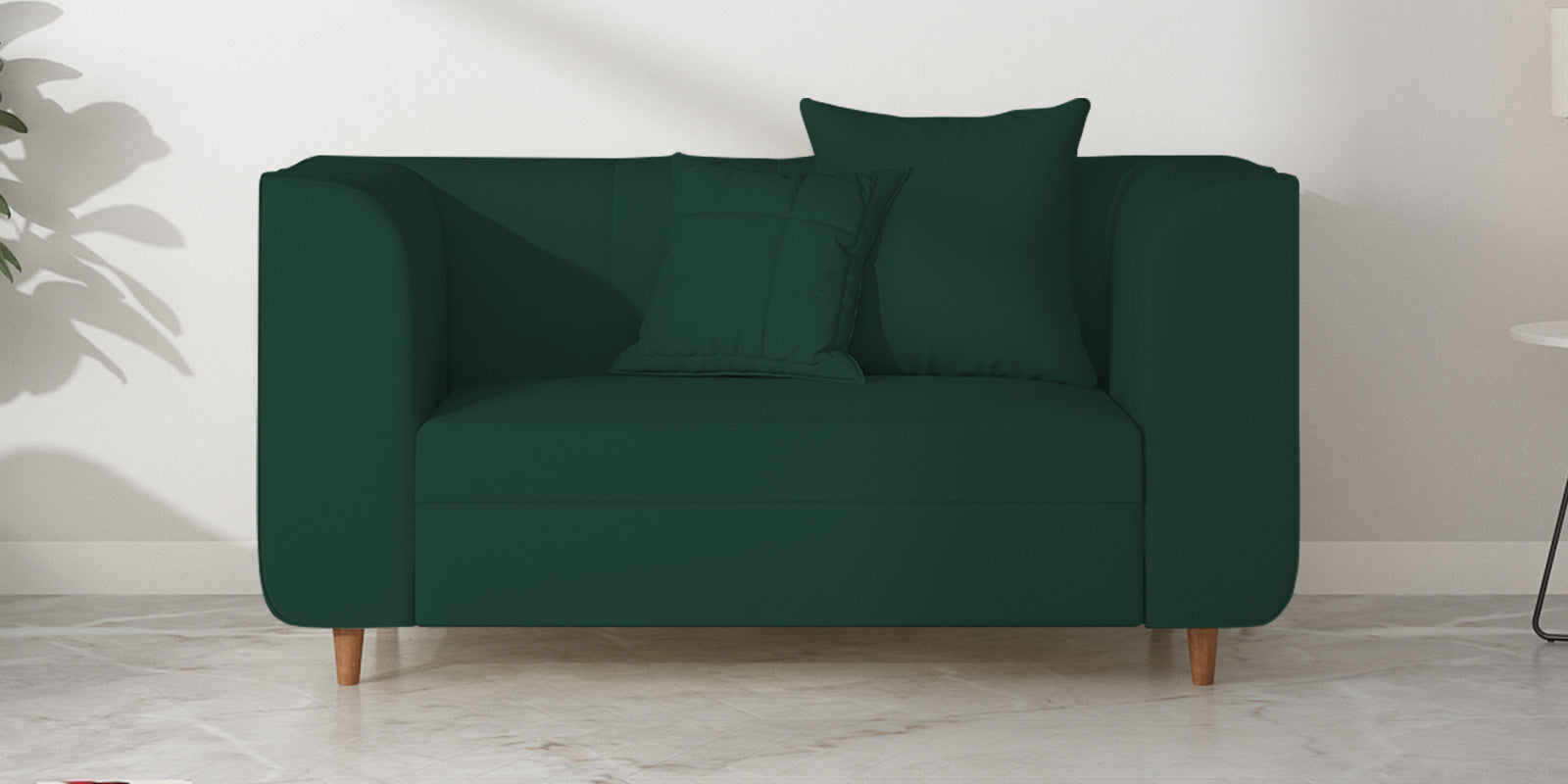 Sumo Velvet 2 Seater Sofa in Forest Green Colour