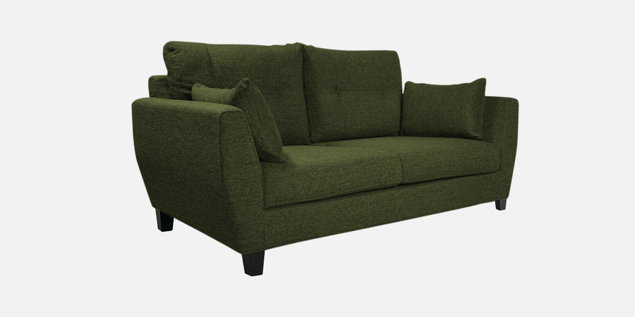 Mario Fabric 2 Seater Sofa In Olive Green Colour - Febonic Living