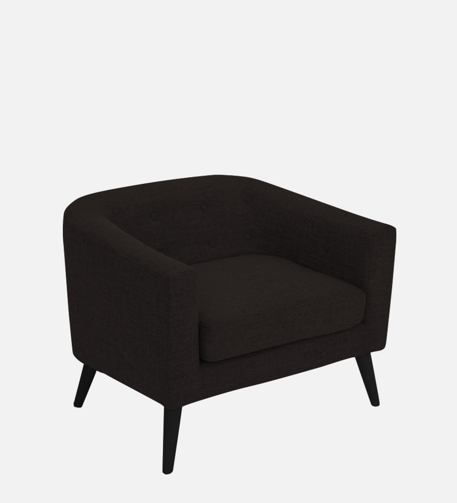 Casper Fabric 1 Seater Sofa In Cara Brown Colour - Febonic Living