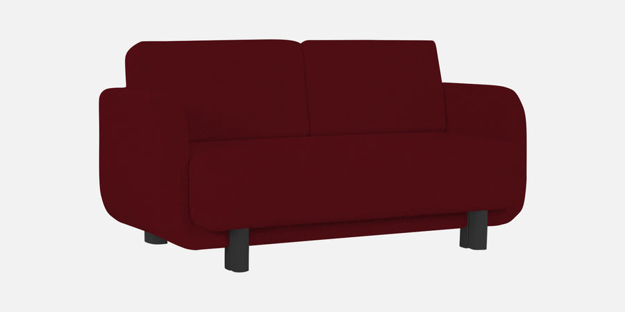 Varu Fabric 2 Seater Sofa In Ruby Red Colour - Febonic Living
