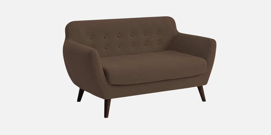 Goofy Fabric 2 Seater Sofa In Rosy Brown Colour - Febonic Living