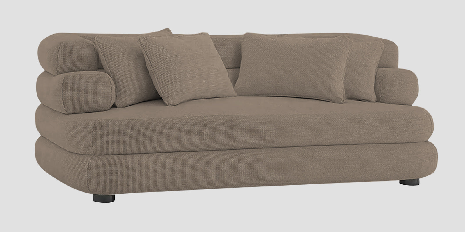 Wener Fabric 2 Seater Sofa in Hazel Beige Colour