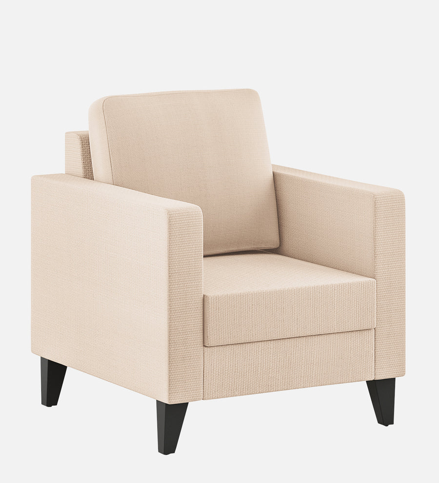 Nori Fabric 1 Seater Sofa In Woom Beige Colour - Febonic Living