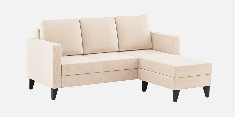 Nori Fabric Lhs Sectional Sofa 2 Lounger In Woom Beige Colour - Febonic Living