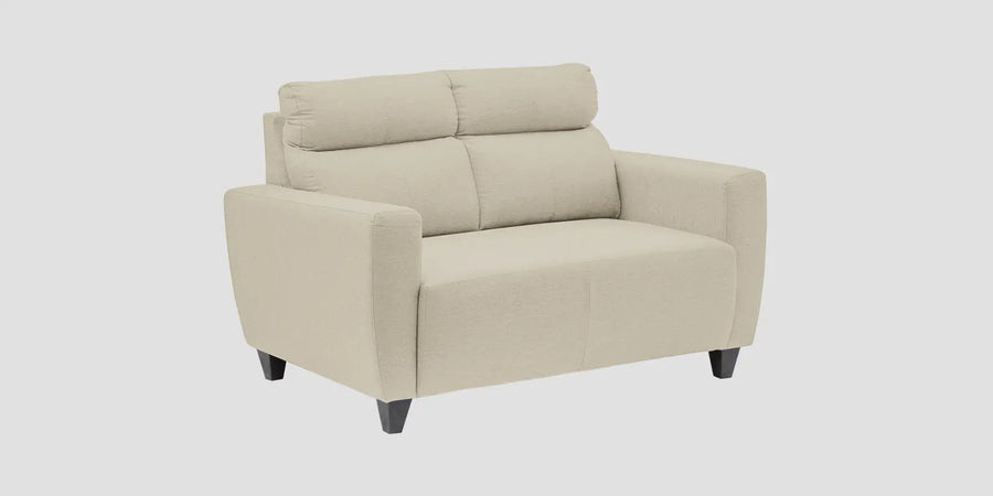 Burban Fabric 2 Seater Sofa In Maple Cream Colour - Febonic Living