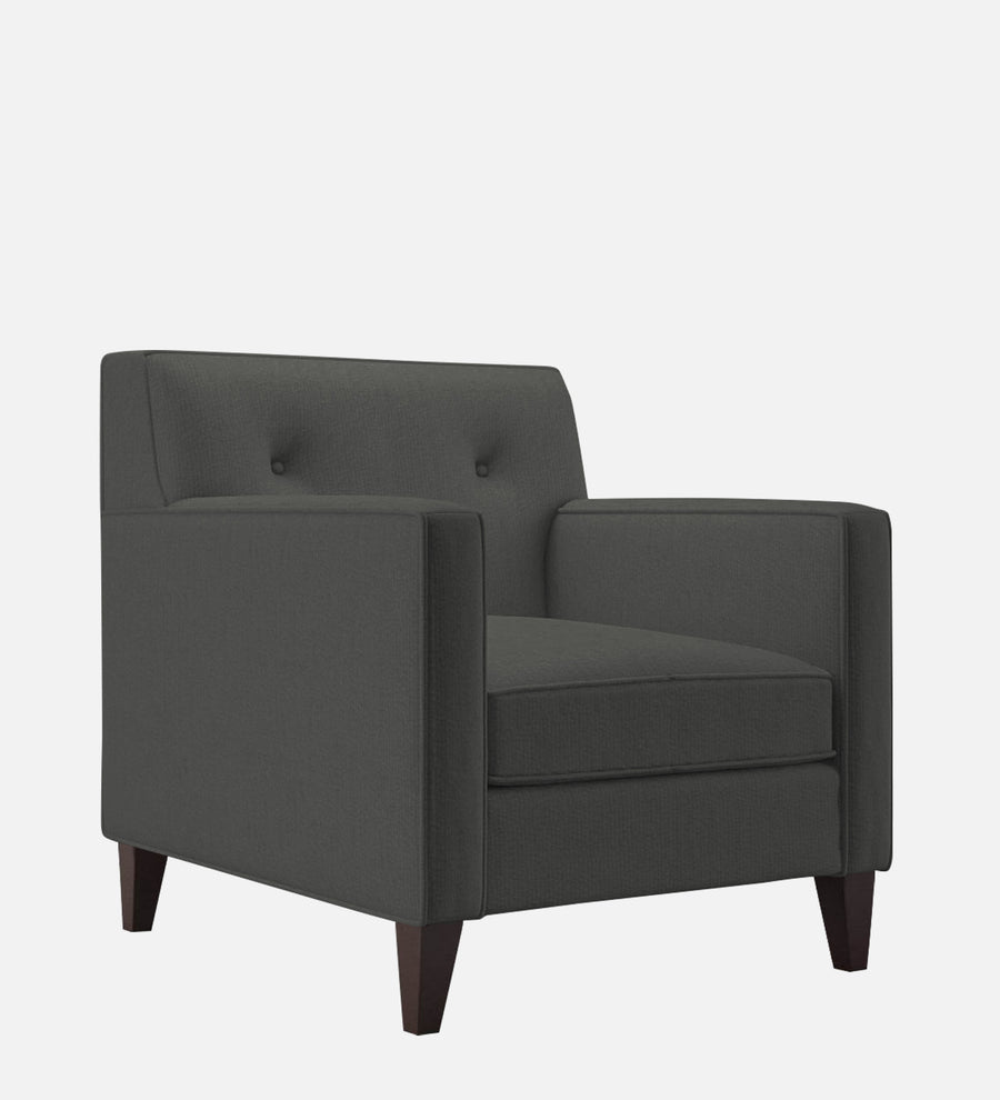 Miller Fabric 1 Seater Sofa In Charcoal Grey Colour - Febonic Living