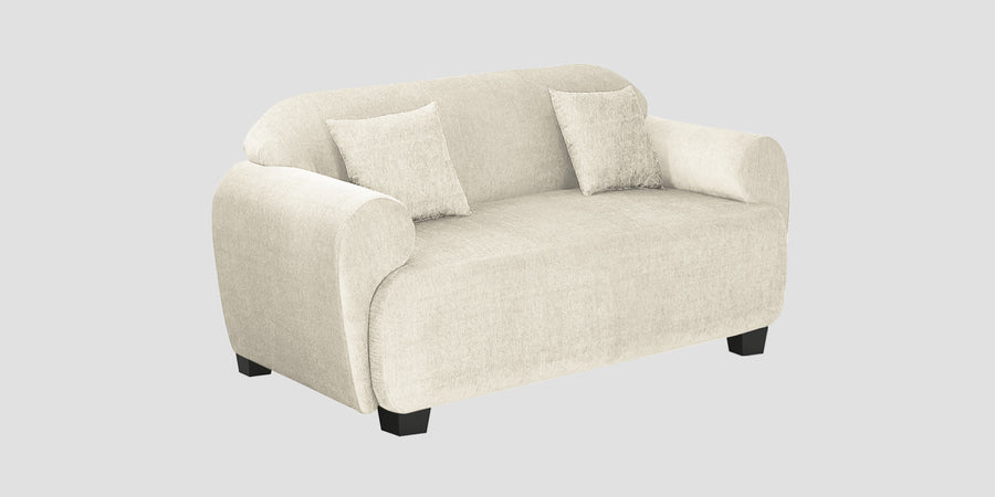 Apollo Fabric 2 Seater Sofa Inivory Cream Colour - Febonic Living