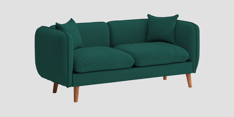Reva Fabric 2 Seater Sofa In Sage Green Colour - Febonic Living