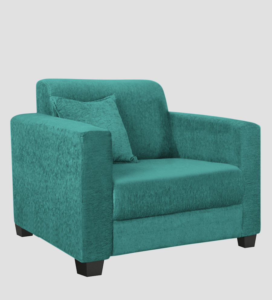 Nebula Fabric 1 Seater Sofa In Sea Green Colour - Febonic Living