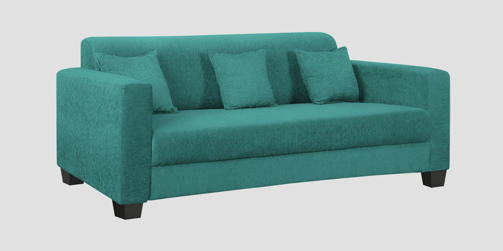 Nebula Fabric 3 Seater Sofa In Sea Green Colour - Febonic Living