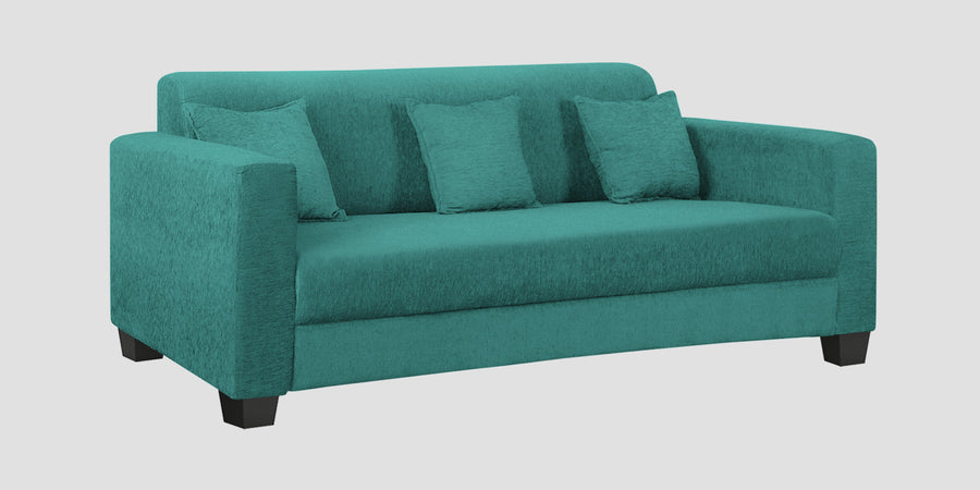 Nebula Fabric 3 Seater Sofa In Sea Green Colour - Febonic Living