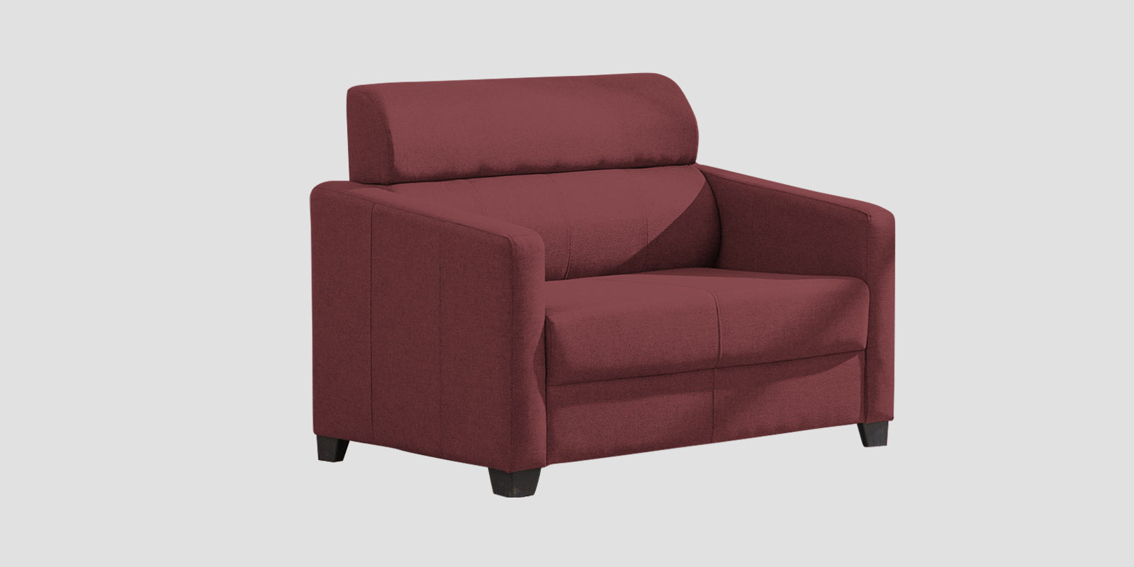 Devo Fabric 2 Seater Sofa in Blaze Red Colour