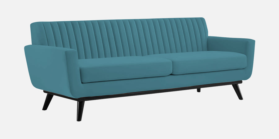 Tucker Velvet 3 Seater Sofa In Aqua Blue Colour - Febonic Living