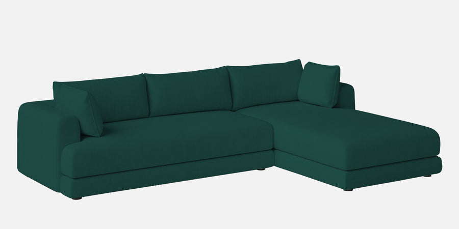 Ziggy Fabric Rhs Sectional Sofa 3 Lounger In Sage Green Colour - Febonic Living