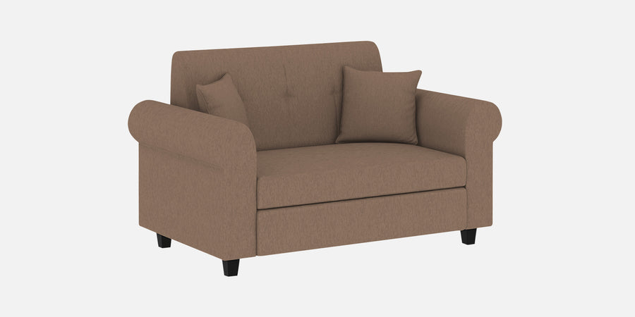 Derado Fabric 2 Seater Sofa In Cookie Beige Colour - Febonic Living