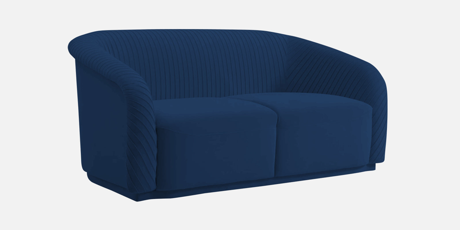 Yara Velvet Fabric 2 Seater Sofa in Imperial Blue Colour