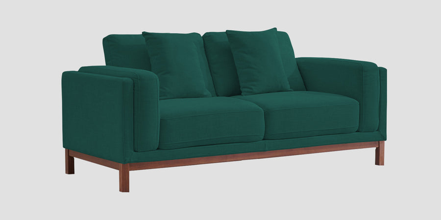 Borry Fabric 2 Seater Sofa In Sage Green Colour - Febonic Living