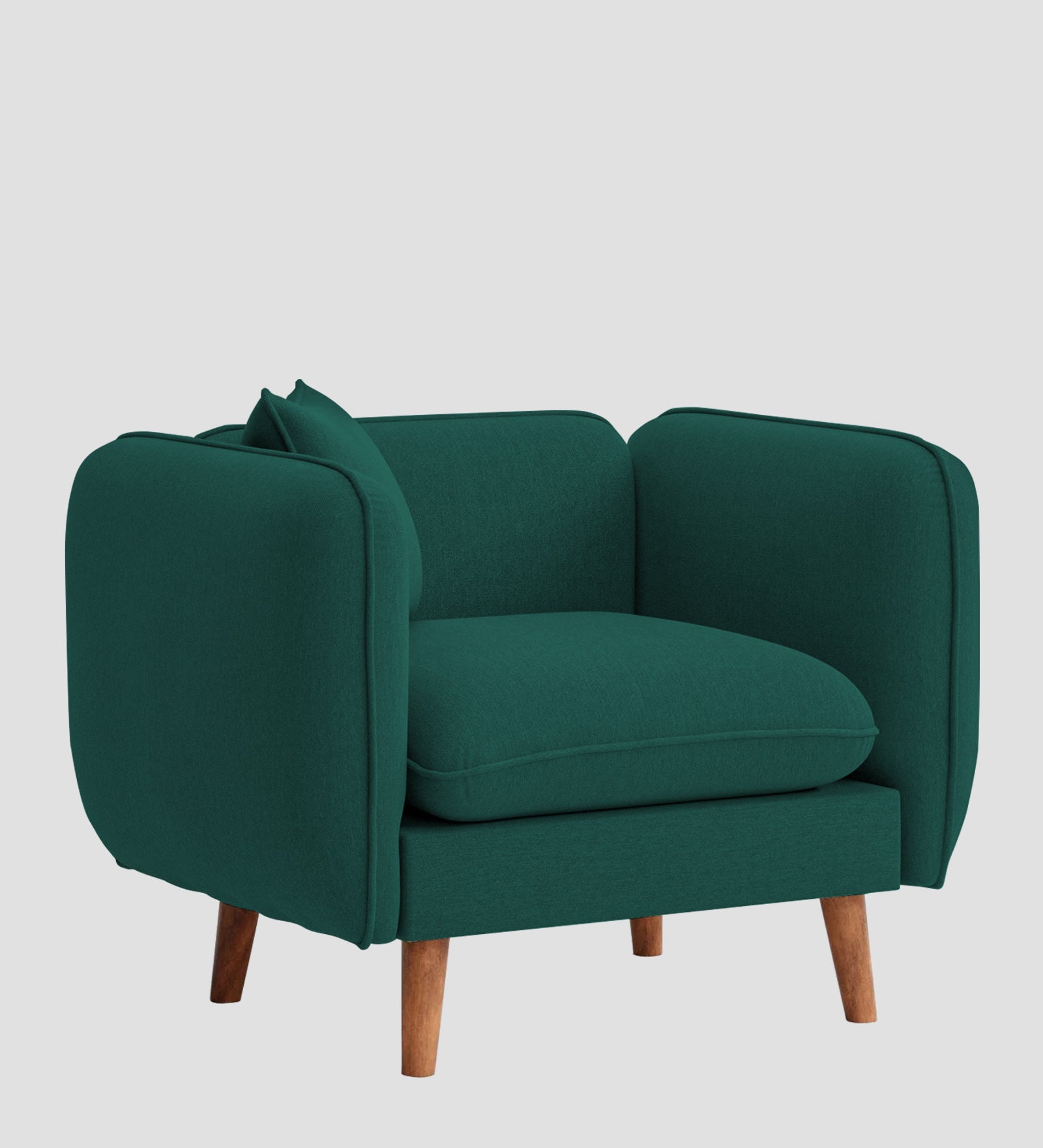 Reva Fabric 1 Seater Sofa In  Sage Green Colour - Febonic Living