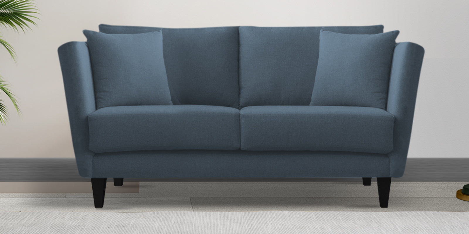 Norway Velvet 2 Seater Sofa In Oxford Blue Colour