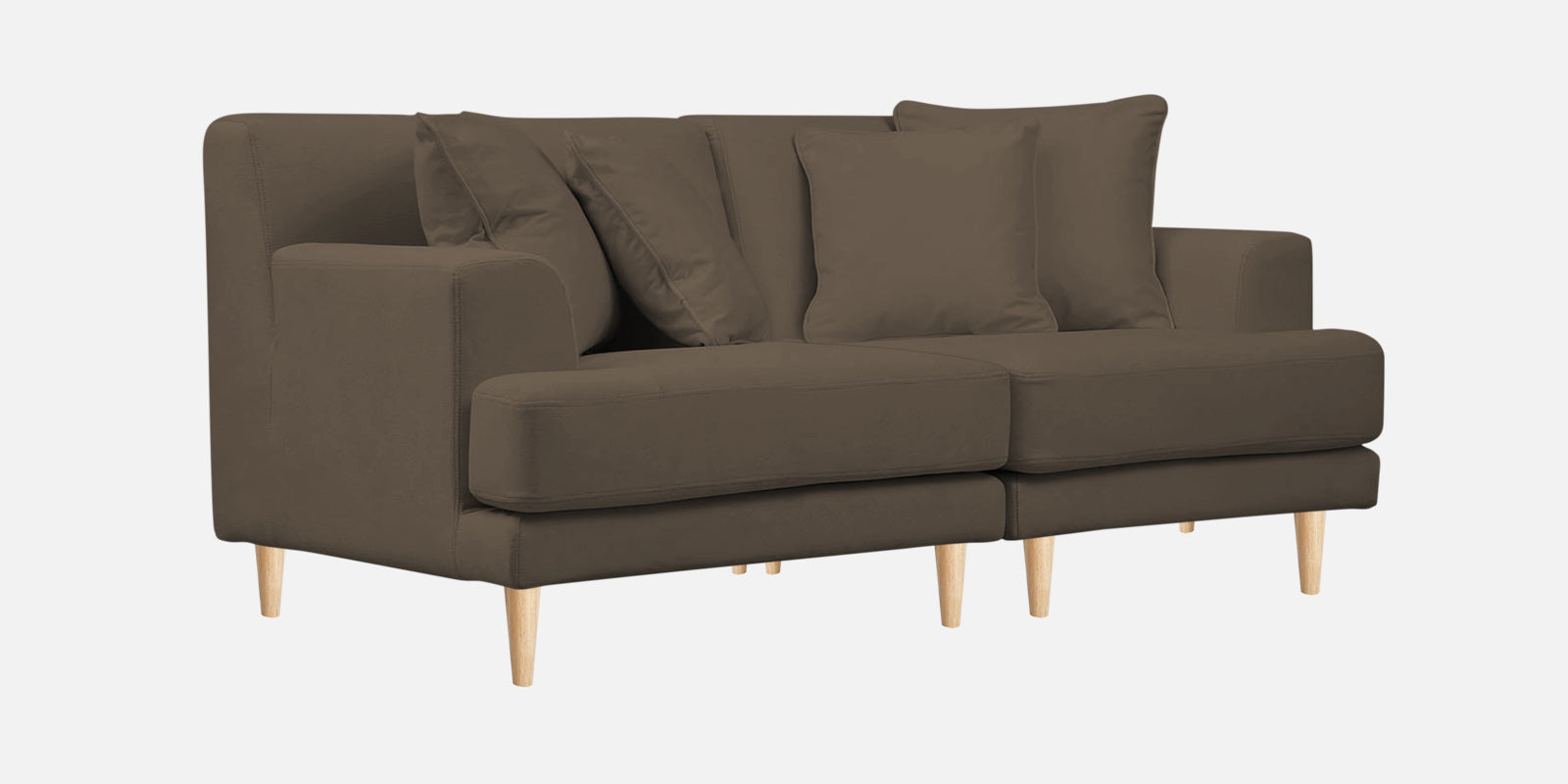 Woody Fabric 3 Seater Sofa in Broco Dust Colour