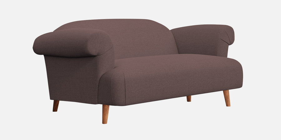 Barber Fabric 2 Seater Sofa In Night Brown Colour - Febonic Living