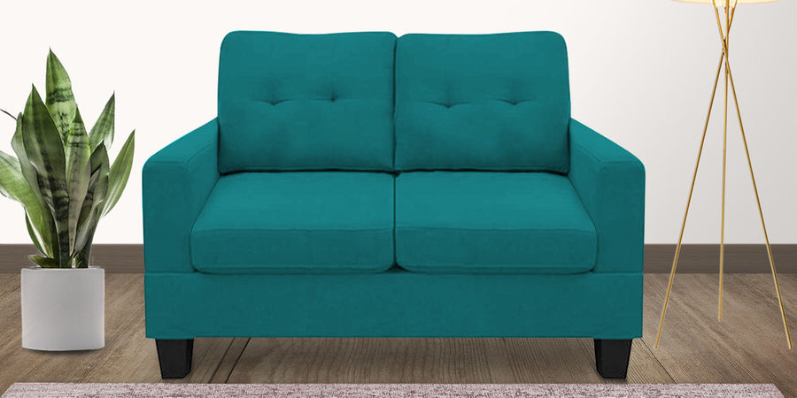 Thomas Fabric 2 Seater Sofa In Sea Green Colour - Febonic Living