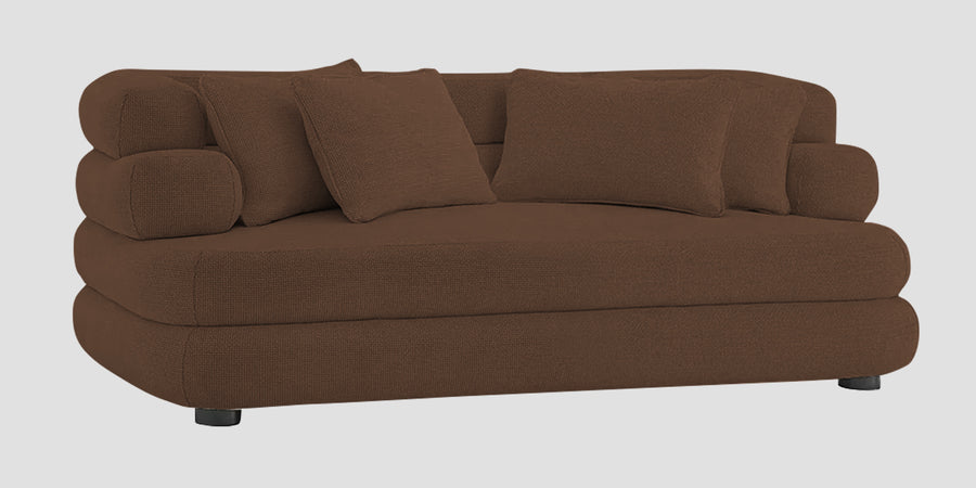 Wener Fabric 2 Seater Sofa In Ash Brown Colour - Febonic Living