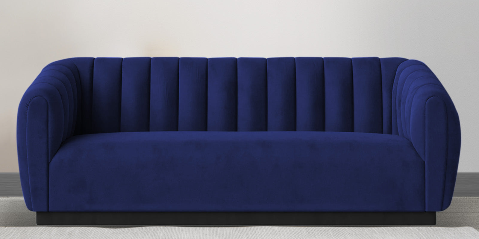 Ferry Velvet 3 Seater Sofa in Indigo Blue Colour