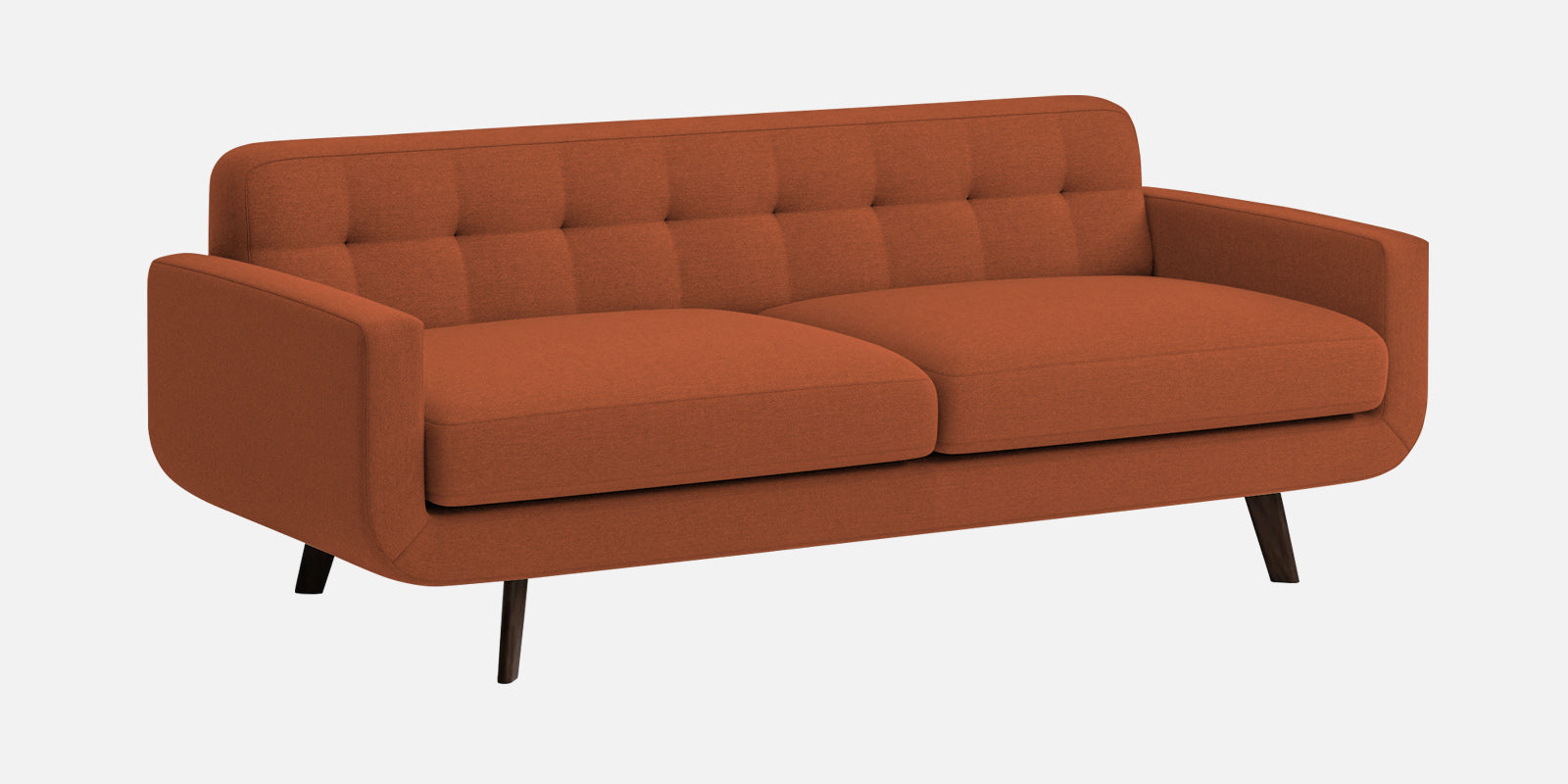 Marsela Fabric 3 Seater Sofa in Royal Orange Colour