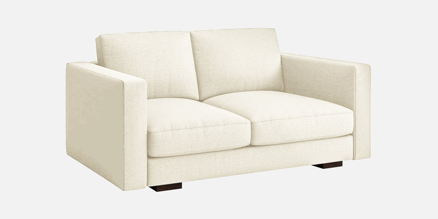 Messy Fabric 2 Seater Sofa In Ivory Cream Colour - Febonic Living