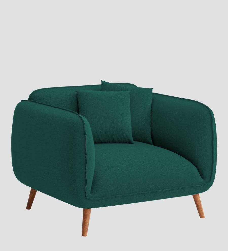 Zia Fabric 1 Seater Sofa In Sage Green Colour - Febonic Living