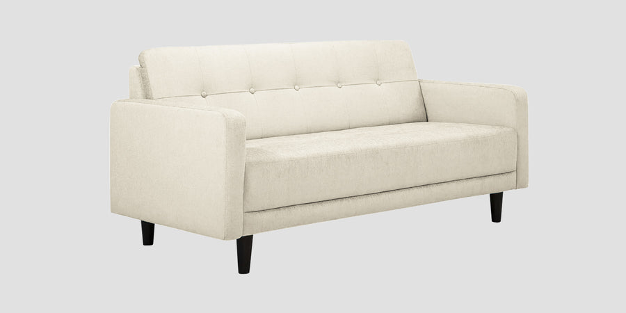 Noha Fabric 2 Seater Sofa In Ivory Cream Colour - Febonic Living